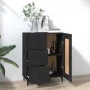 Sideboard aus schwarzem Sperrholz 69,5x34x90 cm von vidaXL, Sideboards - Ref: Foro24-812232, Preis: 84,83 €, Rabatt: %