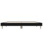 Estructura de cama madera de ingeniería negra 135x190 cm de vidaXL, Camas y somieres - Ref: Foro24-832078, Precio: 95,71 €, D...