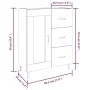 Sideboard aus schwarzem Sperrholz 69,5x34x90 cm von vidaXL, Sideboards - Ref: Foro24-812232, Preis: 84,83 €, Rabatt: %