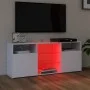 Mueble para TV con luces LED blanco 120x30x50 cm de vidaXL, Muebles TV - Ref: Foro24-804301, Precio: 83,19 €, Descuento: %