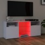TV-Schrank mit weißen LED-Leuchten 120x30x50 cm von vidaXL, TV-Möbel - Ref: Foro24-804301, Preis: 75,95 €, Rabatt: %