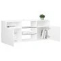 Mueble para TV con luces LED blanco 120x30x50 cm de vidaXL, Muebles TV - Ref: Foro24-804301, Precio: 83,19 €, Descuento: %