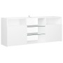 TV-Schrank mit weißen LED-Leuchten 120x30x50 cm von vidaXL, TV-Möbel - Ref: Foro24-804301, Preis: 75,95 €, Rabatt: %