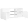 Mueble para TV con luces LED blanco 120x30x50 cm de vidaXL, Muebles TV - Ref: Foro24-804301, Precio: 83,19 €, Descuento: %