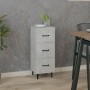 Aparador de madera contrachapada gris hormigón 34,5x34x90 cm de vidaXL, Aparadores - Ref: Foro24-812352, Precio: 60,26 €, Des...