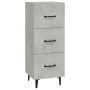 Aparador de madera contrachapada gris hormigón 34,5x34x90 cm de vidaXL, Aparadores - Ref: Foro24-812352, Precio: 60,26 €, Des...