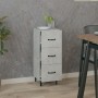 Aparador de madera contrachapada gris hormigón 34,5x34x90 cm de vidaXL, Aparadores - Ref: Foro24-812352, Precio: 60,26 €, Des...