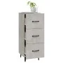 Aparador de madera contrachapada gris hormigón 34,5x34x90 cm de vidaXL, Aparadores - Ref: Foro24-812352, Precio: 59,52 €, Des...