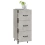 Aparador de madera contrachapada gris hormigón 34,5x34x90 cm de vidaXL, Aparadores - Ref: Foro24-812352, Precio: 60,26 €, Des...