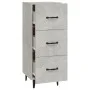 Aparador de madera contrachapada gris hormigón 34,5x34x90 cm de vidaXL, Aparadores - Ref: Foro24-812352, Precio: 59,52 €, Des...