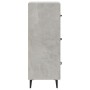 Aparador de madera contrachapada gris hormigón 34,5x34x90 cm de vidaXL, Aparadores - Ref: Foro24-812352, Precio: 60,26 €, Des...