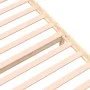 Solid wood bed frame 100x200 cm by vidaXL, Beds and slatted bases - Ref: Foro24-814939, Price: 122,29 €, Discount: %