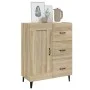 Aparador de madera contrachapada roble Sonoma 69,5x34x90 cm de vidaXL, Aparadores - Ref: Foro24-812234, Precio: 90,44 €, Desc...
