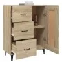 Aparador de madera contrachapada roble Sonoma 69,5x34x90 cm de vidaXL, Aparadores - Ref: Foro24-812234, Precio: 90,44 €, Desc...