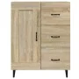 Aparador de madera contrachapada roble Sonoma 69,5x34x90 cm de vidaXL, Aparadores - Ref: Foro24-812234, Precio: 90,44 €, Desc...