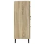 Aparador de madera contrachapada roble Sonoma 69,5x34x90 cm de vidaXL, Aparadores - Ref: Foro24-812234, Precio: 90,44 €, Desc...