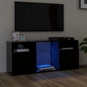 TV-Möbel mit schwarzen LED-Leuchten 120x30x50 cm von vidaXL, TV-Möbel - Ref: Foro24-804302, Preis: 92,90 €, Rabatt: %