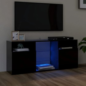 TV-Möbel mit schwarzen LED-Leuchten 120x30x50 cm von vidaXL, TV-Möbel - Ref: Foro24-804302, Preis: 91,79 €, Rabatt: %