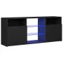 TV-Möbel mit schwarzen LED-Leuchten 120x30x50 cm von vidaXL, TV-Möbel - Ref: Foro24-804302, Preis: 88,37 €, Rabatt: %