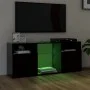 TV stand with black LED lights 120x30x50 cm by vidaXL, TV Furniture - Ref: Foro24-804302, Price: 88,37 €, Discount: %