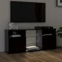 TV stand with black LED lights 120x30x50 cm by vidaXL, TV Furniture - Ref: Foro24-804302, Price: 88,37 €, Discount: %