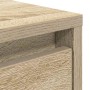 Mesa de centro con cajones roble Sonoma 70,5x70x40 cm