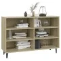 Sideboard aus Sonoma-Eichensperrholz, 103,5 x 35 x 70 cm von vidaXL, Sideboards - Ref: Foro24-806043, Preis: 80,61 €, Rabatt: %
