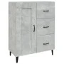 Concrete gray plywood sideboard 69.5x34x90 cm by vidaXL, Sideboards - Ref: Foro24-812235, Price: 80,91 €, Discount: %