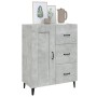 Concrete gray plywood sideboard 69.5x34x90 cm by vidaXL, Sideboards - Ref: Foro24-812235, Price: 81,92 €, Discount: %