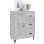 Concrete gray plywood sideboard 69.5x34x90 cm by vidaXL, Sideboards - Ref: Foro24-812235, Price: 80,91 €, Discount: %