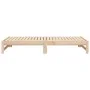 Removable sofa bed solid pine wood 2x(80x200) cm by vidaXL, Beds and slatted bases - Ref: Foro24-823409, Price: 126,61 €, Dis...
