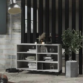 Concrete gray plywood sideboard 103.5x35x70 cm by vidaXL, Sideboards - Ref: Foro24-806044, Price: 64,65 €, Discount: %