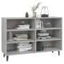 Concrete gray plywood sideboard 103.5x35x70 cm by vidaXL, Sideboards - Ref: Foro24-806044, Price: 65,57 €, Discount: %