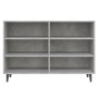 Concrete gray plywood sideboard 103.5x35x70 cm by vidaXL, Sideboards - Ref: Foro24-806044, Price: 65,57 €, Discount: %