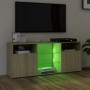 TV-Schrank mit LED-Leuchten Sonoma-Eiche 120x30x50 cm von vidaXL, TV-Möbel - Ref: Foro24-804304, Preis: 91,85 €, Rabatt: %