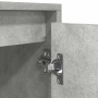 Mueble de TV gris hormigón 188,5x41x50 cm madera de ingeniería