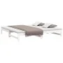 Removable sofa bed solid white pine wood 2x(80x200) cm by vidaXL, Beds and slatted bases - Ref: Foro24-823410, Price: 127,61 ...