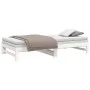 Removable sofa bed solid white pine wood 2x(80x200) cm by vidaXL, Beds and slatted bases - Ref: Foro24-823410, Price: 127,61 ...