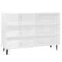 Glossy white plywood sideboard 103.5x35x70 cm by vidaXL, Sideboards - Ref: Foro24-806046, Price: 64,07 €, Discount: %
