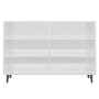 Hochglanzweißes Sperrholz-Sideboard 103,5 x 35 x 70 cm von vidaXL, Sideboards - Ref: Foro24-806046, Preis: 64,71 €, Rabatt: %