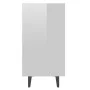 Glossy white plywood sideboard 103.5x35x70 cm by vidaXL, Sideboards - Ref: Foro24-806046, Price: 64,07 €, Discount: %