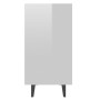 Hochglanzweißes Sperrholz-Sideboard 103,5 x 35 x 70 cm von vidaXL, Sideboards - Ref: Foro24-806046, Preis: 64,71 €, Rabatt: %