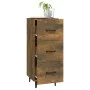 Engineered wood smoked oak sideboard 34.5x34x90 cm by vidaXL, Sideboards - Ref: Foro24-817411, Price: 55,71 €, Discount: %