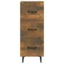 Engineered wood smoked oak sideboard 34.5x34x90 cm by vidaXL, Sideboards - Ref: Foro24-817411, Price: 55,71 €, Discount: %