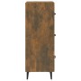 Aparador madera de ingeniería roble ahumado 34,5x34x90 cm de vidaXL, Aparadores - Ref: Foro24-817411, Precio: 60,97 €, Descue...