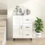 Hochglanzweißes Sperrholz-Sideboard 69,5 x 34 x 90 cm von vidaXL, Sideboards - Ref: Foro24-812237, Preis: 64,77 €, Rabatt: %