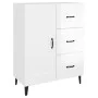 Hochglanzweißes Sperrholz-Sideboard 69,5 x 34 x 90 cm von vidaXL, Sideboards - Ref: Foro24-812237, Preis: 64,77 €, Rabatt: %