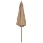 Garden umbrella with wooden pole 300 cm taupe by vidaXL, Umbrellas - Ref: Foro24-44496, Price: 97,43 €, Discount: %