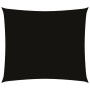 Toldo de vela rectangular tela Oxford negro 2x2,5 m