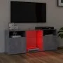 TV-Schrank mit LED-Leuchten betongrau 120x30x50 cm von vidaXL, TV-Möbel - Ref: Foro24-804305, Preis: 85,44 €, Rabatt: %